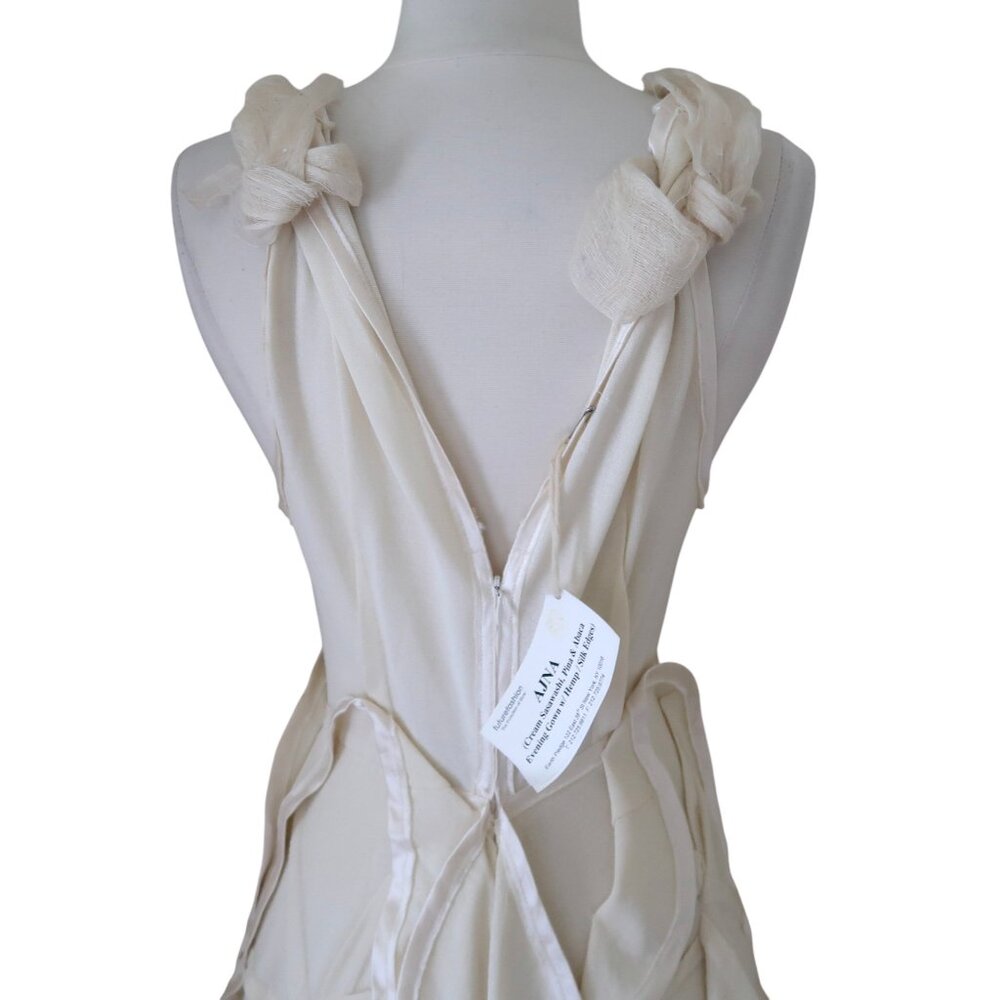 AJNA circle applique midi dress fits sz S - Picture 5 of 12